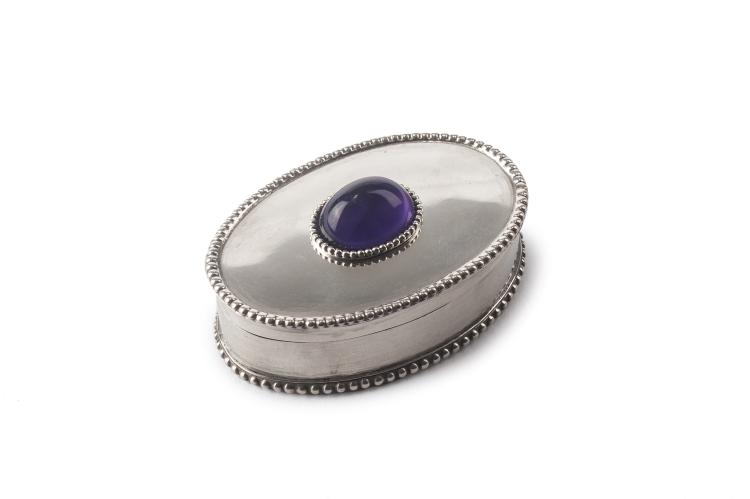 Hauptbild zu Objekt, Box with amethyst, c1905, Deutschland, 135 447