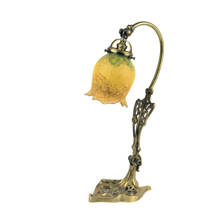 Hauptbild zu Objekt, Tischleuchte, um 1915, Daum Fr&egrave;res, Nancy, 135 91