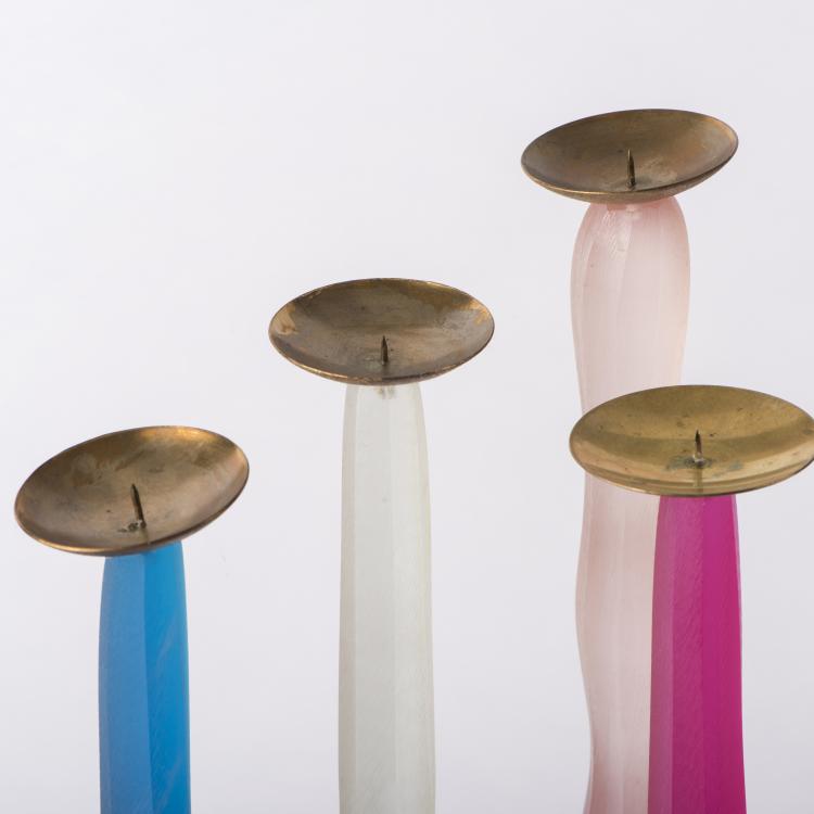 Bild 1 zu Objekt, Vier Kerzenleuchter 'Benazir', um 1993, Galerie 'En Attendant les Barbares', Paris, 137B 371