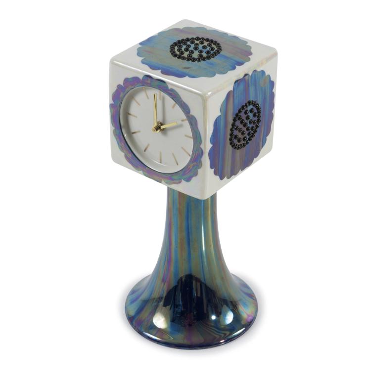 Hauptbild zu Objekt, Table clock, 1960s, Birger Kaipiainen, Arabia, Helsinki, 137A 121