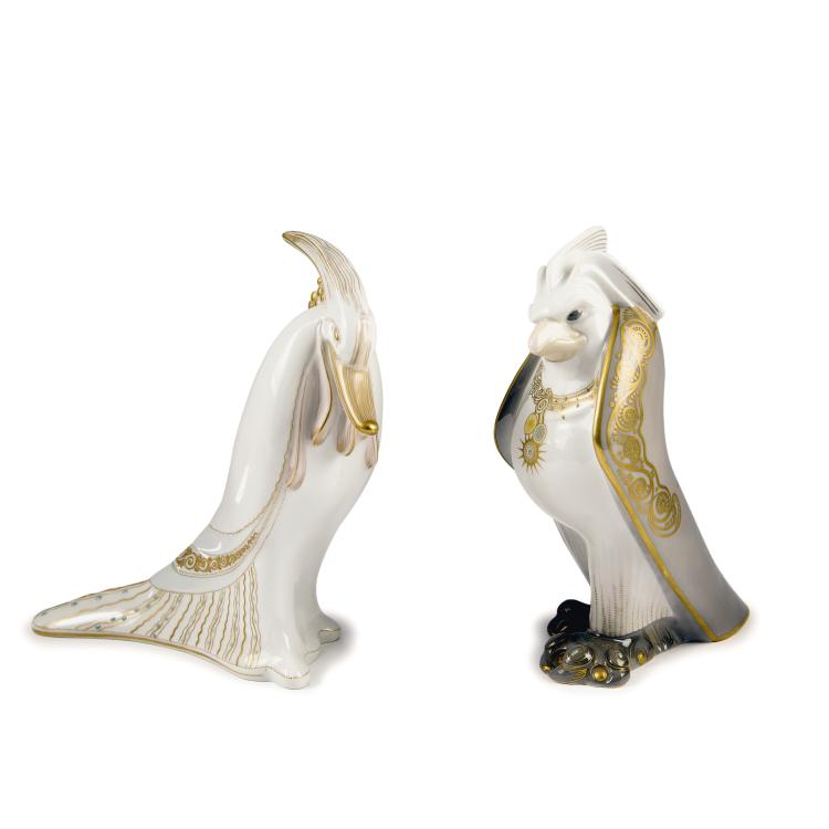 Hauptbild zu Objekt, 'Celebrity' and 'Flattery', c1909, Eduard Klablena, Berlin, KPM, 135 531