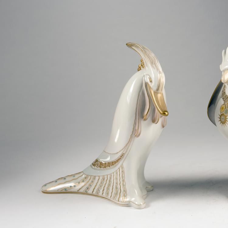 Bild 2 zu Objekt, 'Celebrity' and 'Flattery', c1909, Eduard Klablena, Berlin, KPM, 135 531