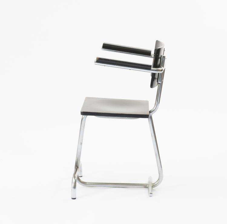 Bild 3 zu Objekt, Armlehnstuhl, um 1935, Gaston Eysselinck, FRATSTA (bis 1936) oder Tubax, Vilvoorde (zugeschrieben), 136A 43