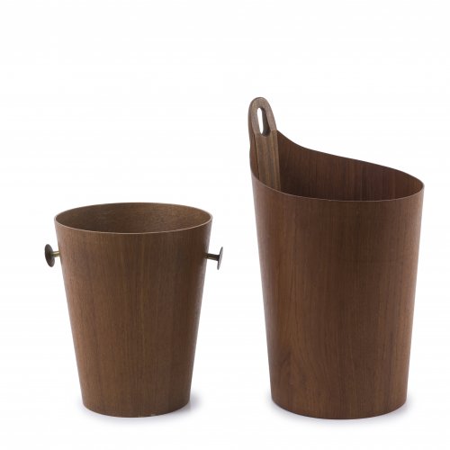 Two wastepaper baskets, c1955
