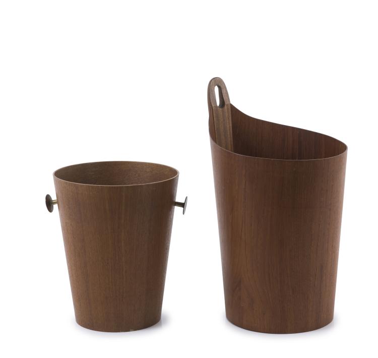 Hauptbild zu Objekt, Zwei Papierk&ouml;rbe, um 1955, Einar Barnes, Heggen, P.S., Nordfjordeid, Norwegen, 137A 66