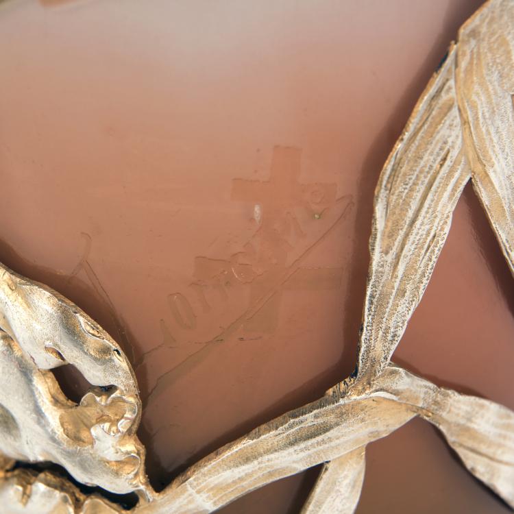 Bild 2 zu Objekt, Vase 'Tulipe perroquet' mit versilberter Montierung, um 1900, Saglier, Victor, Paris, 135 216