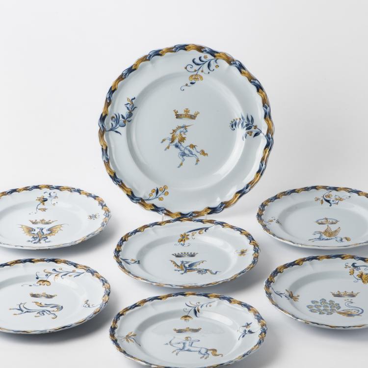 Bild 2 zu Objekt, Zierplatte 'Einhorn', 1878-83, Gall&eacute;, Emile, Nancy, 135 562