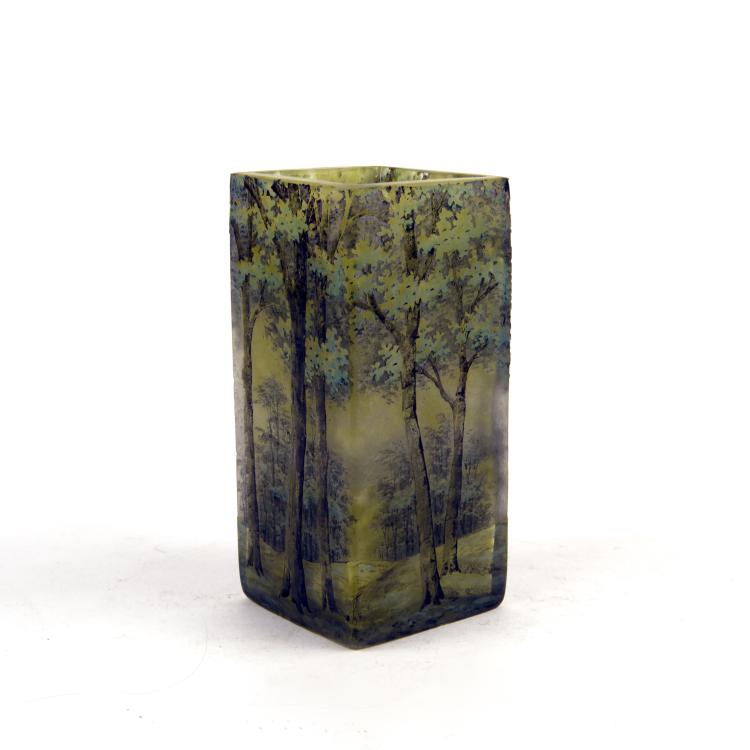 Bild 1 zu Objekt, 'Arbres en &eacute;t&eacute;' vase, 1903-05, Daum Fr&egrave;res, Nancy, 135 33