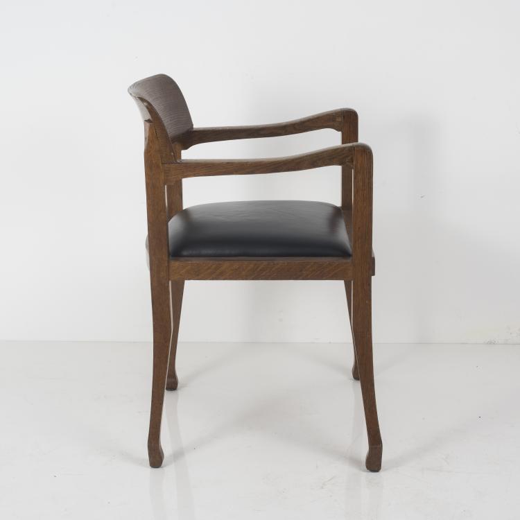 Bild 1 zu Objekt, Armlehnstuhl, Modell f&uuml;r das Wohnzimmer des Hauses W. Otto, Bremen, 1898, Richard Riemerschmid, Vereinigte Werkst&auml;tten, M&uuml;nchen, 135 615