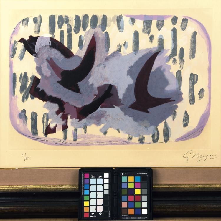 Hauptbild zu Objekt, 'L'ordre des oiseaux', 1962, Georges Braque, Crommelynck, Paris (Drucker); Au Vent d&acute;Arles, Paris (Editeur), 136B 36