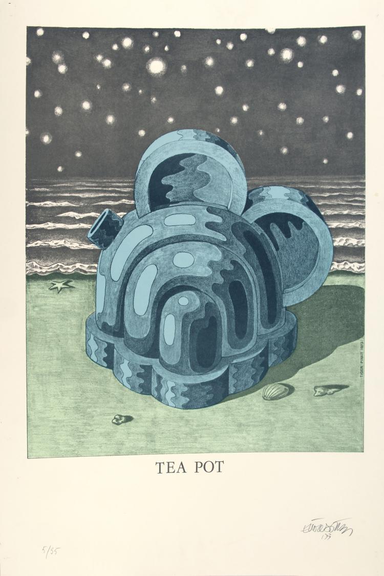 Hauptbild zu Objekt, 'Tea Pot' (Basilico) poster, 1973 , Ettore Sottsass, 136A 146