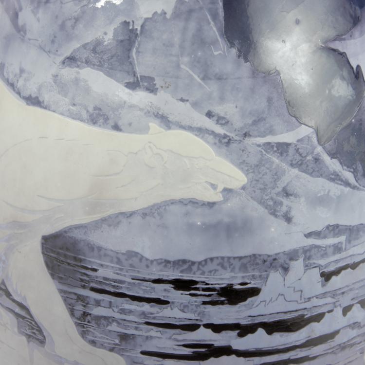 Bild 3 zu Objekt, Vase 'Ours blancs sur la Banquise' 1925-30, Gall&eacute;, Emile, Nancy, 135 164