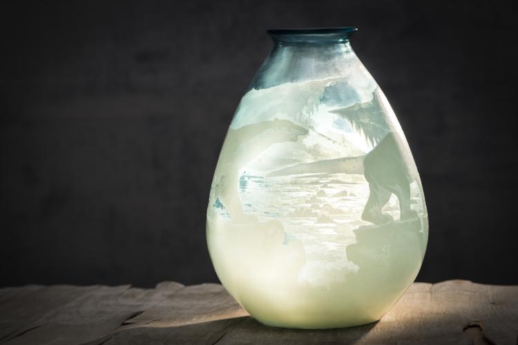 Bild 5 zu Objekt, Vase 'Ours blancs sur la Banquise' 1925-30, Gall&eacute;, Emile, Nancy, 135 164