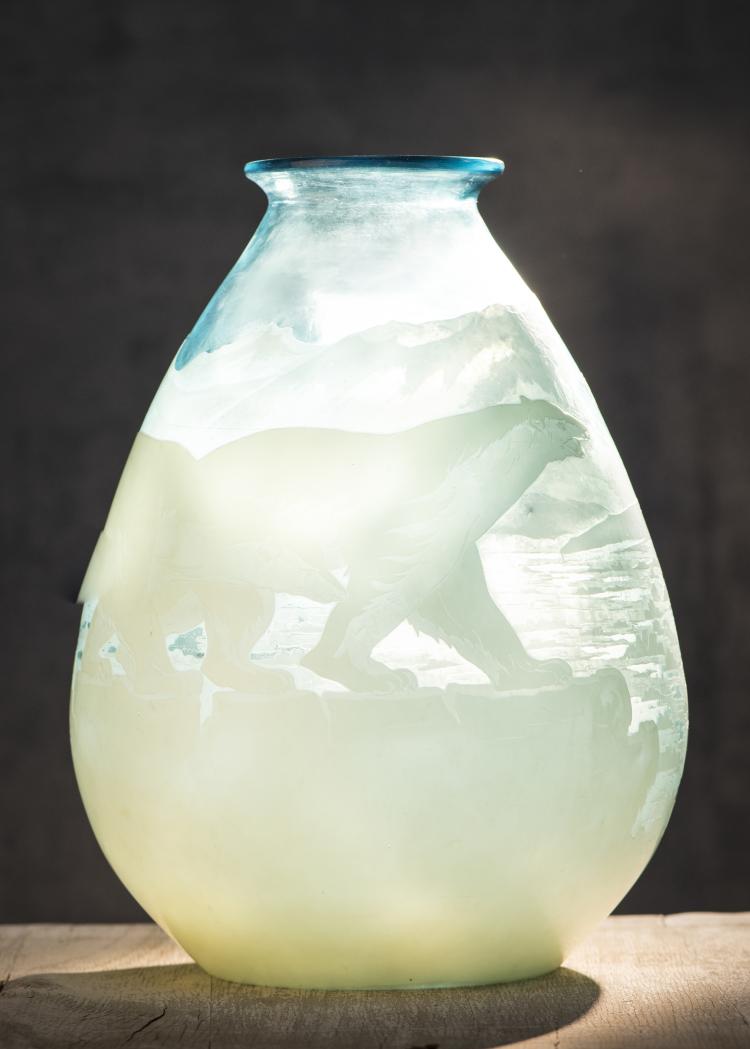 Bild 6 zu Objekt, Vase 'Ours blancs sur la Banquise' 1925-30, Gall&eacute;, Emile, Nancy, 135 164