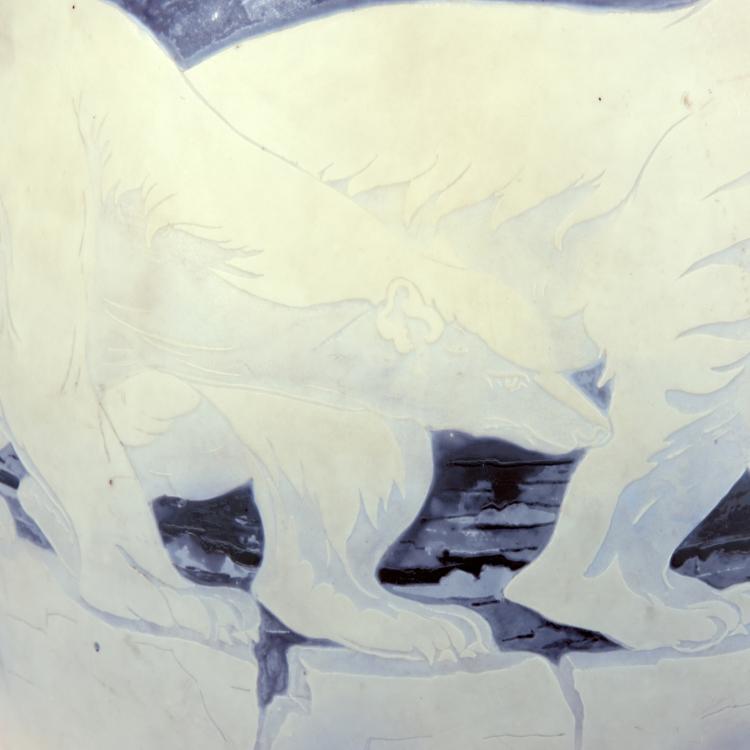 Bild 8 zu Objekt, Vase 'Ours blancs sur la Banquise' 1925-30, Gall&eacute;, Emile, Nancy, 135 164