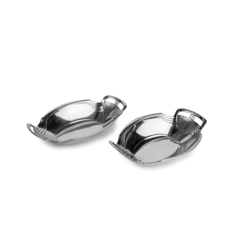 Hauptbild zu Objekt, Paar Schalen, um 1904, Orivit-Metallwarenfabrik, K&ouml;ln, 135 459