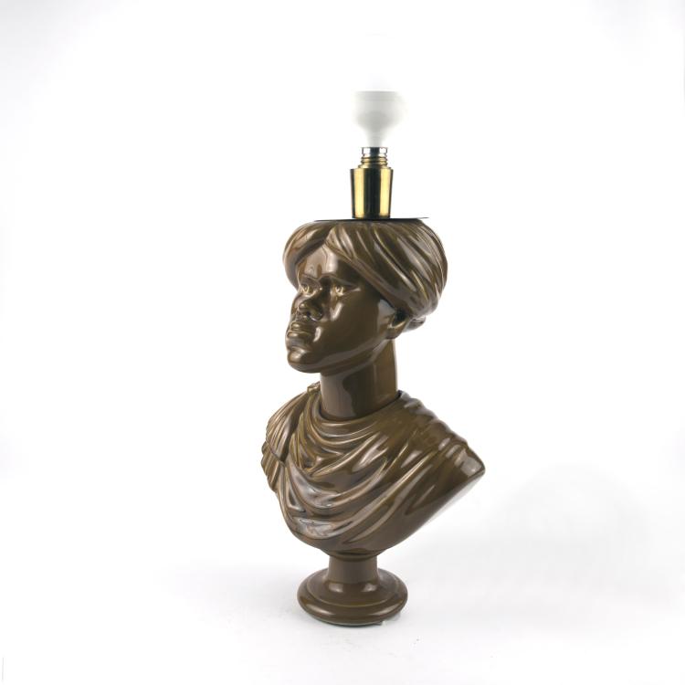 Bild 1 zu Objekt, Lampenfu&szlig; 'Busto di Moro', 1950/60er Jahre, Piero Fornasetti, Fornasetti, Mailand, 137B 507