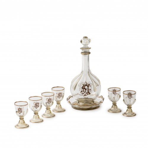 Liqueur-Service 'Larmes', um 1880