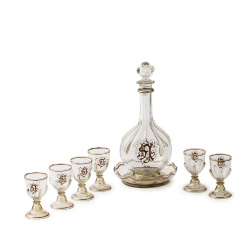 'Larmes' liquor set, c1880