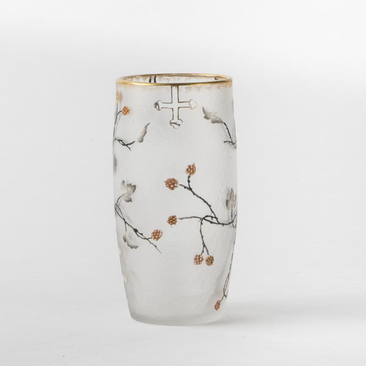 Bild 1 zu Objekt, 'Chardons, Croix de Lorraine' vase, 1892, Daum Fr&egrave;res, Nancy, 135 11