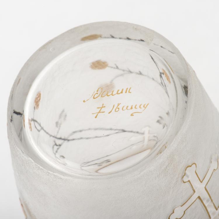 Bild 2 zu Objekt, 'Chardons, Croix de Lorraine' vase, 1892, Daum Fr&egrave;res, Nancy, 135 11