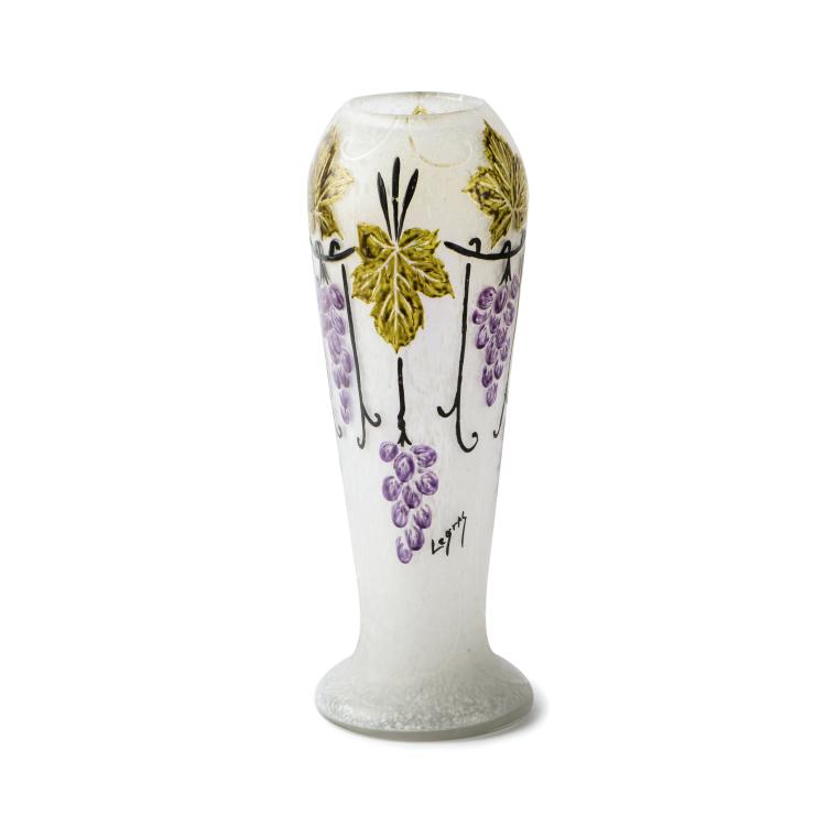 Hauptbild zu Objekt, Gro&szlig;e Vase 'Vigne', 1920er Jahre, Legras & Cie., Saint-Denis, 135 203