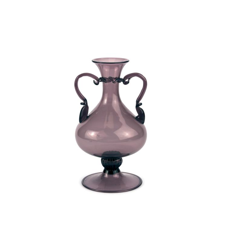 Hauptbild zu Objekt, Henkelvase, 1921-25, Vittorio Zecchin, Venini & C., Murano, 137C 605