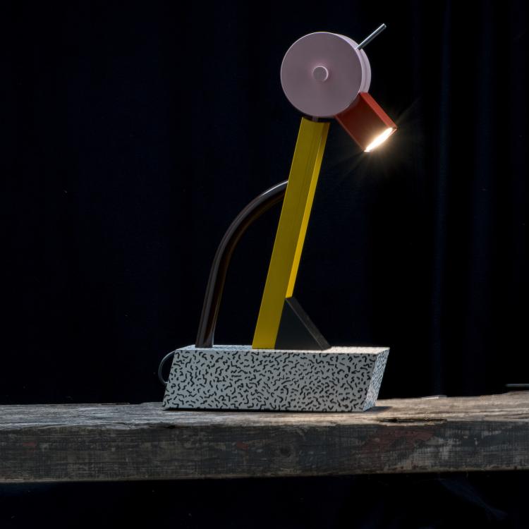 Hauptbild zu Objekt, Tischleuchte 'Tahiti', 1981, Ettore Sottsass, Memphis, Mailand, 136A 162