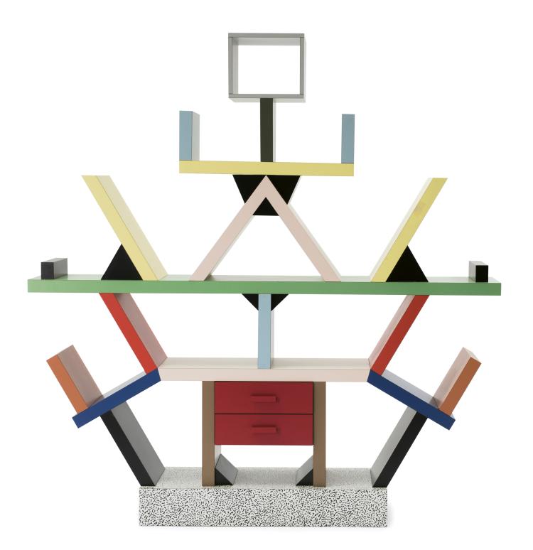 Hauptbild zu Objekt, 'Carlton' shelf, 1981, Ettore Sottsass, Memphis, Mailand, 136A 167