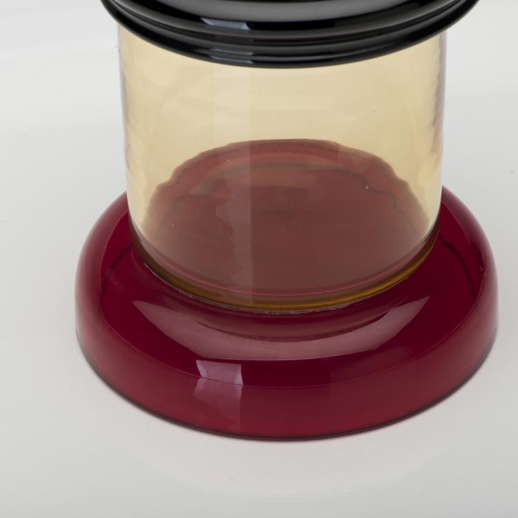 Bild 2 zu Objekt, Deckelgef&auml;&szlig; 'Veniera', 1974, Ettore Sottsass, Vistosi, Murano, 136A 148