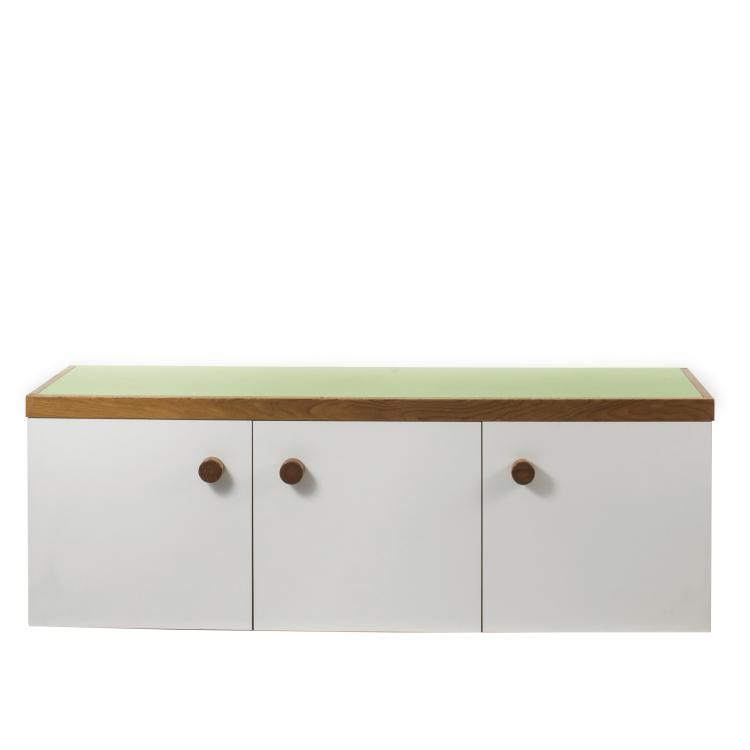 Hauptbild zu Objekt, 'Les Arcs' wall shelf, 1967-69, Charlotte Perriand, Frankreich, 136A 192