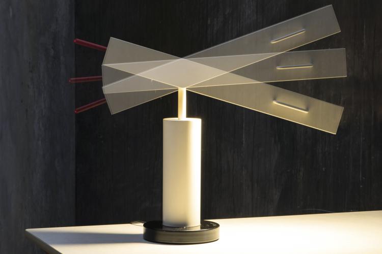 Hauptbild zu Objekt, 'Madison' table light, c1979, Ettore Sottsass, Targetti Sankey s.p.A., Florenz (zugeschrieben), 136A 166