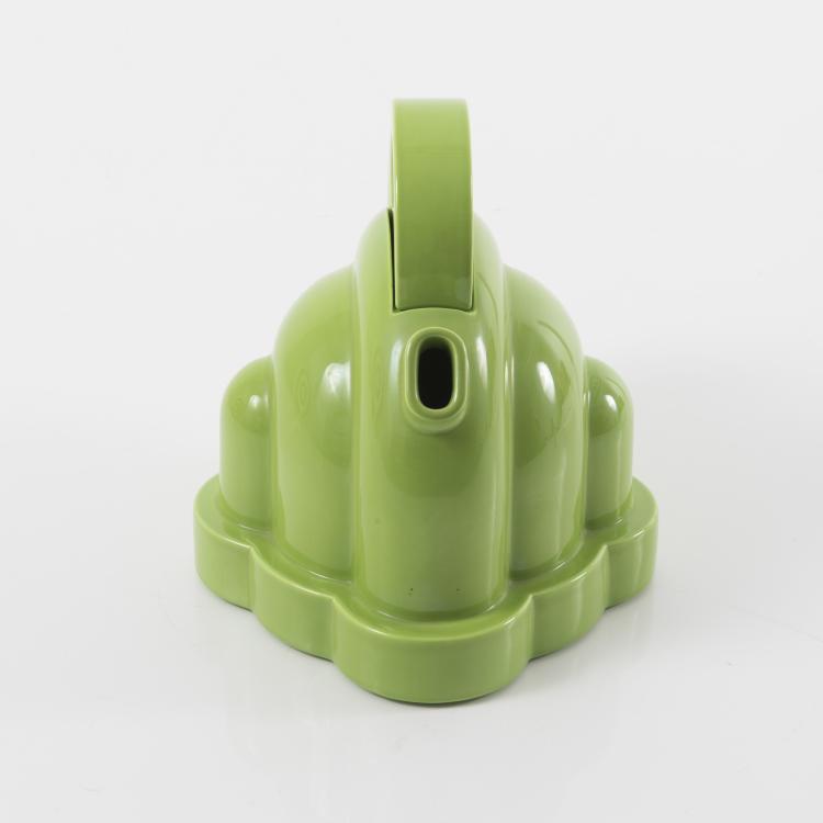 Bild 1 zu Objekt, 'Basilico' teapot, 1989, Ettore Sottsass, Sarri, Alessio, Sesto Fiorentino; Anthologie Quartett, Bad Essen, 136A 171