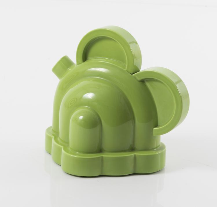 Bild 2 zu Objekt, 'Basilico' teapot, 1989, Ettore Sottsass, Sarri, Alessio, Sesto Fiorentino; Anthologie Quartett, Bad Essen, 136A 171
