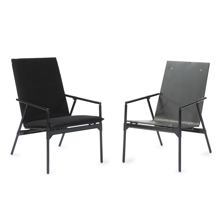 Hauptbild zu Objekt, Zwei Klappst&uuml;hle 'Nena', 1984, Richard Sapper, B & B Italia, Mailand, 137B 573