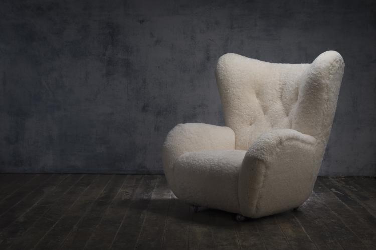 Bild 2 zu Objekt, Armchair 'The Tired Man', 1930/40s, Flemming Lassen, Iversen, A. J. Kopenhagen (zugeschrieben), 136A 59