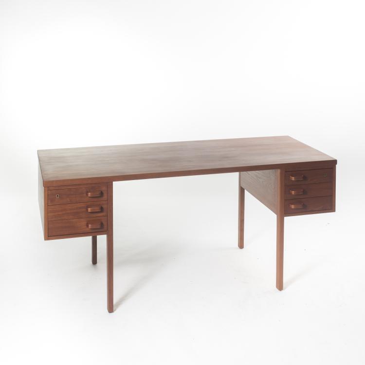 Bild 1 zu Objekt, Schreibtisch '135', 1958, Nanna Ditzel, Kold, Poul, Kolds Savv&aelig;rk, Kerteminde, D&auml;nemark., 136A 85