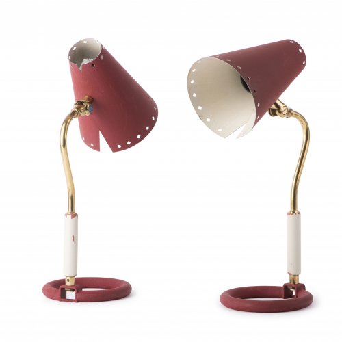 Two '8257' table lights, c1955