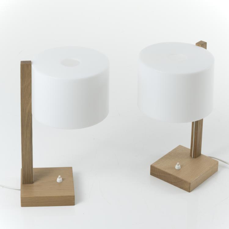 Hauptbild zu Objekt, Two table lights, c1960, Uno Kristiansson, Luxus, Vittsj&ouml;, 137A 156