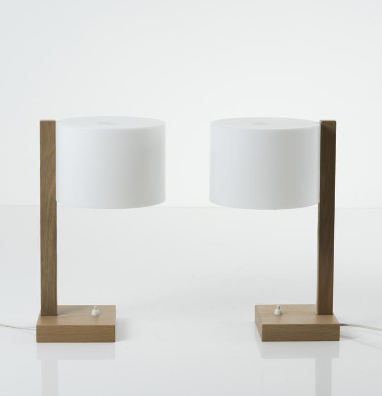 Bild 1 zu Objekt, Two table lights, c1960, Uno Kristiansson, Luxus, Vittsj&ouml;, 137A 156