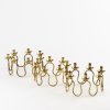 Three candlesticks, c1960