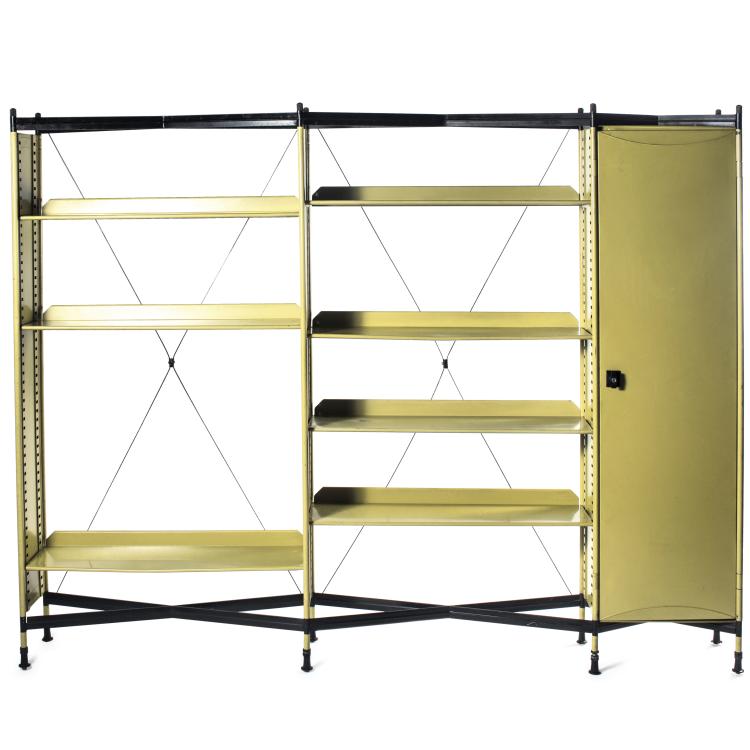 Hauptbild zu Objekt, 'Spazio' shelving system, 1959, Studio B.B.P.R., Olivetti, Ivrea, 136A 130