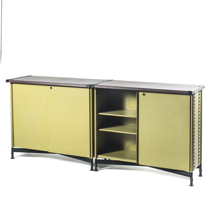 Hauptbild zu Objekt, Two 'Spazio' filing cabinet, 1959, Studio B.B.P.R., Olivetti, Ivrea, 136A 131