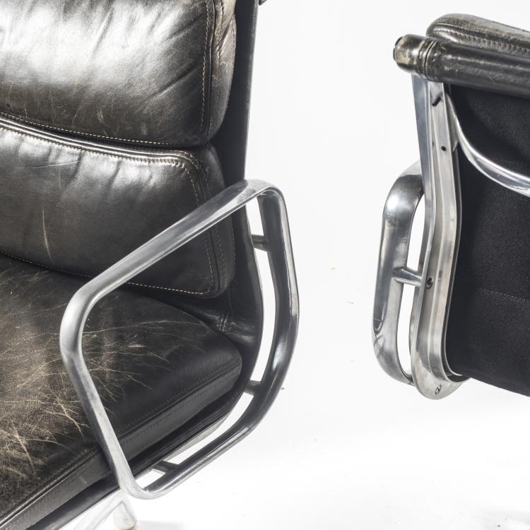 Bild 1 zu Objekt, Zwei Armlehnst&uuml;hle 'Soft Pad', 1969, ICF, Cadsana f&uuml;r Herman Miller, Zeeland (zugeschrieben), 137B 473