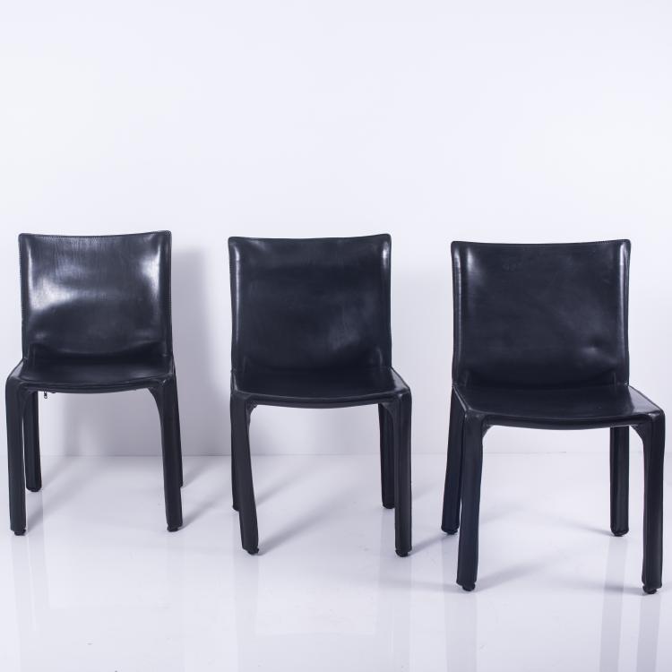 Bild 2 zu Objekt, Sechs St&uuml;hle 'Cab 412', 1977, Mario Bellini, Cassina, Mailand, 136A 126