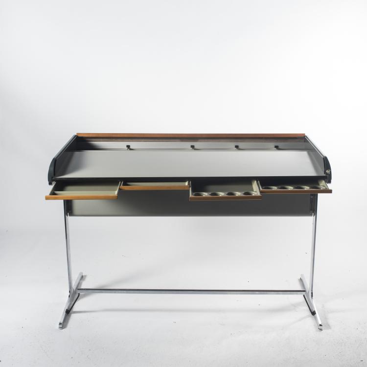 Bild 2 zu Objekt, 'Rolltop-high-desk' from the 'Action Office I' series, 1964, Miller, Herman, Zeeland, 136A 190