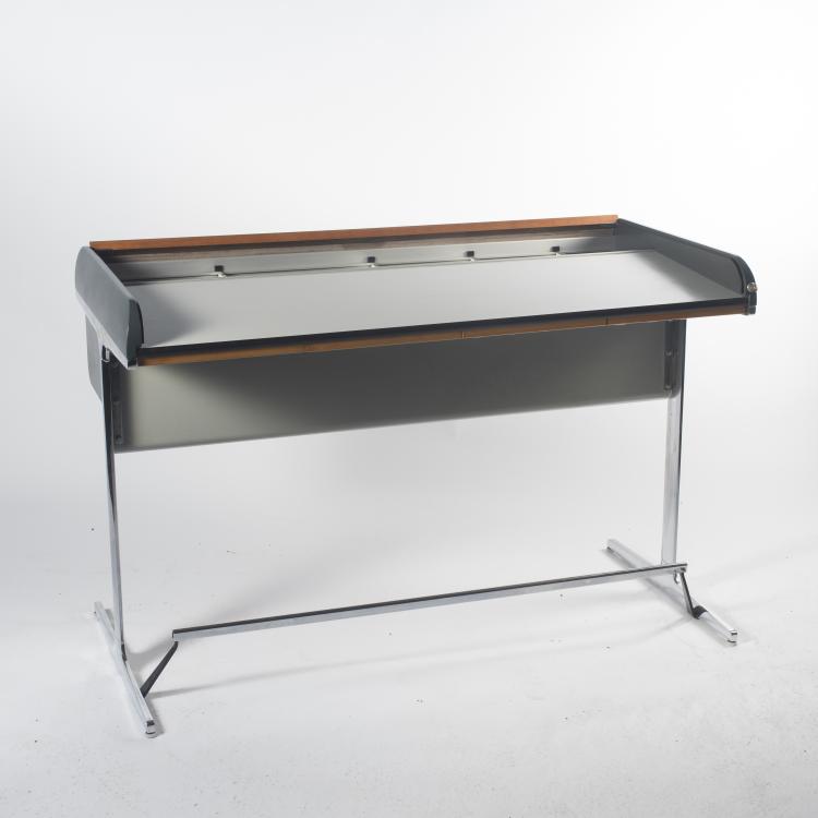 Bild 4 zu Objekt, 'Rolltop-high-desk' from the 'Action Office I' series, 1964, Miller, Herman, Zeeland, 136A 190
