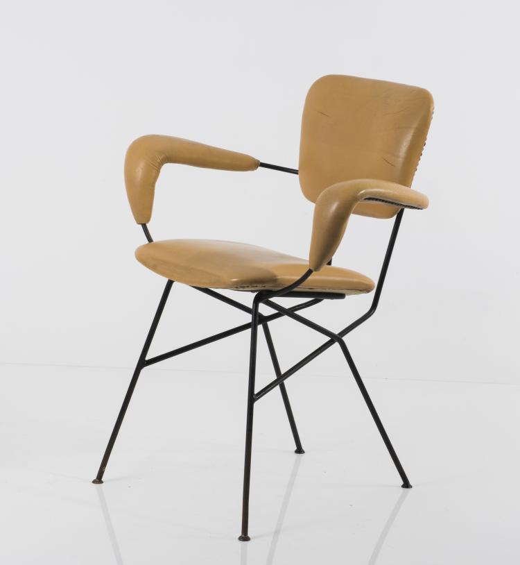 Bild 1 zu Objekt, Zwei Armlehnst&uuml;hle 'Cocorita T', um 1955, Velca, Legnano, 137B 309