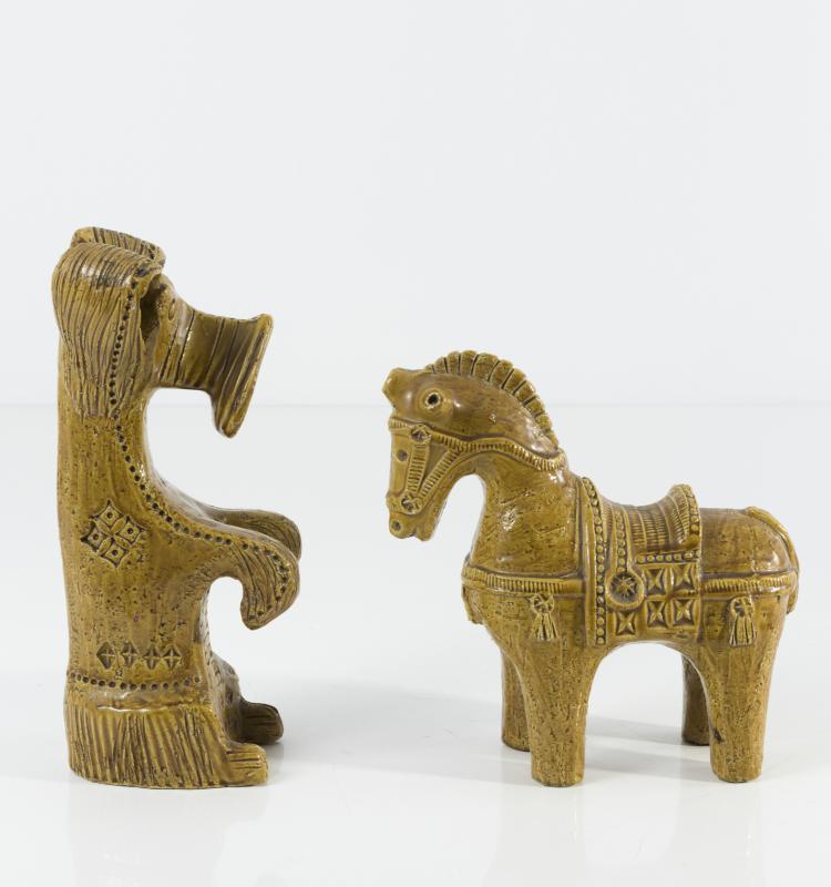 Bild 2 zu Objekt, Dog and Horse, 1950s, Aldo Londi, Bitossi, Montelupo, 137B 374