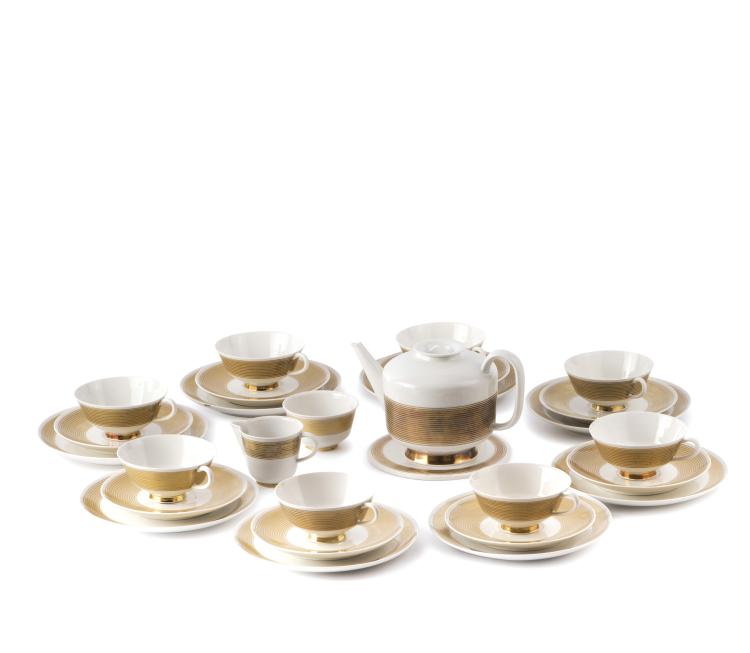 Hauptbild zu Objekt, 'Halle' teaset, 1930, Marguerite Friedlaender-Wildenhain, Berlin, StPM, 136A 34